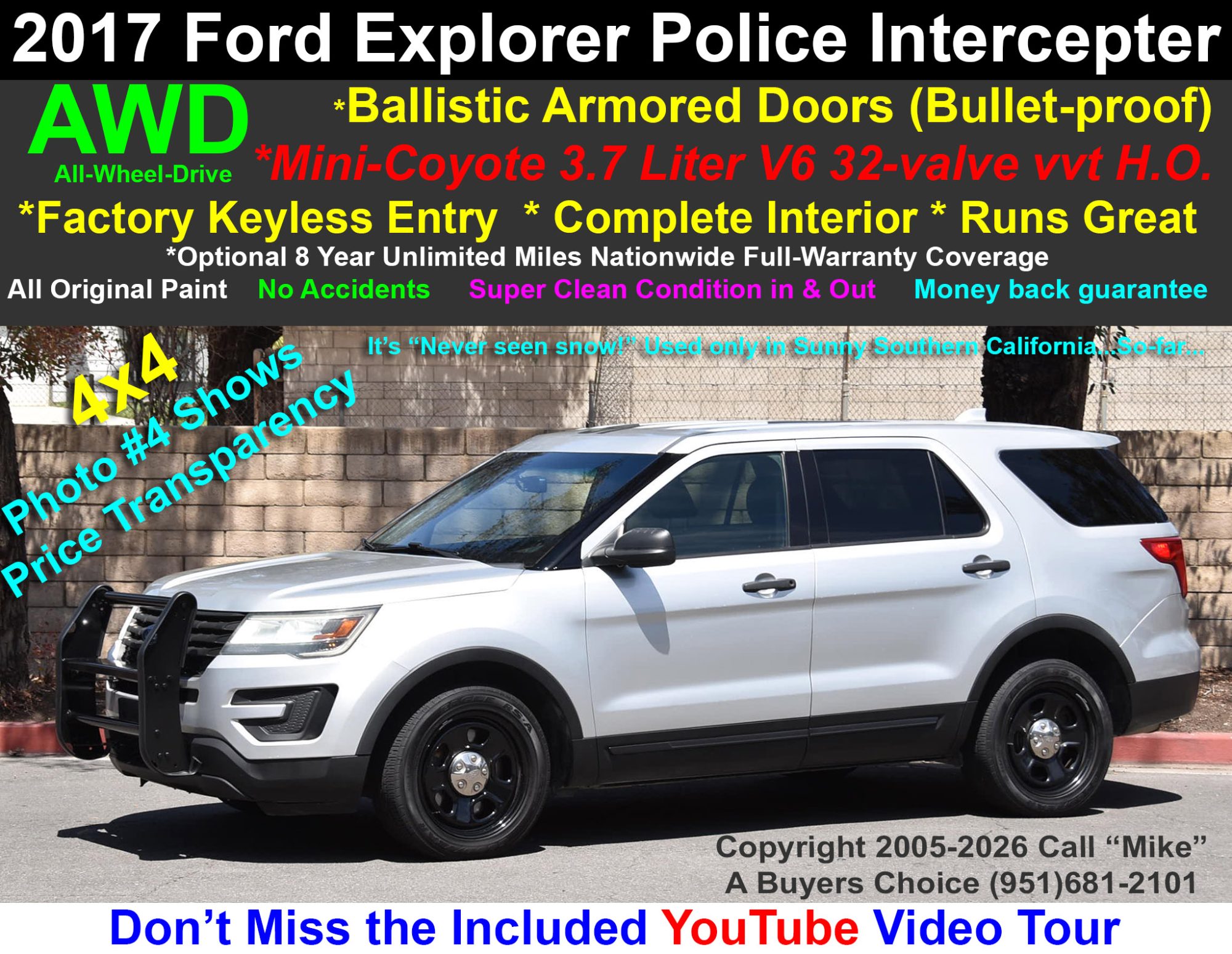 2017 FORD Explorer Police Interceptor Utility AWD