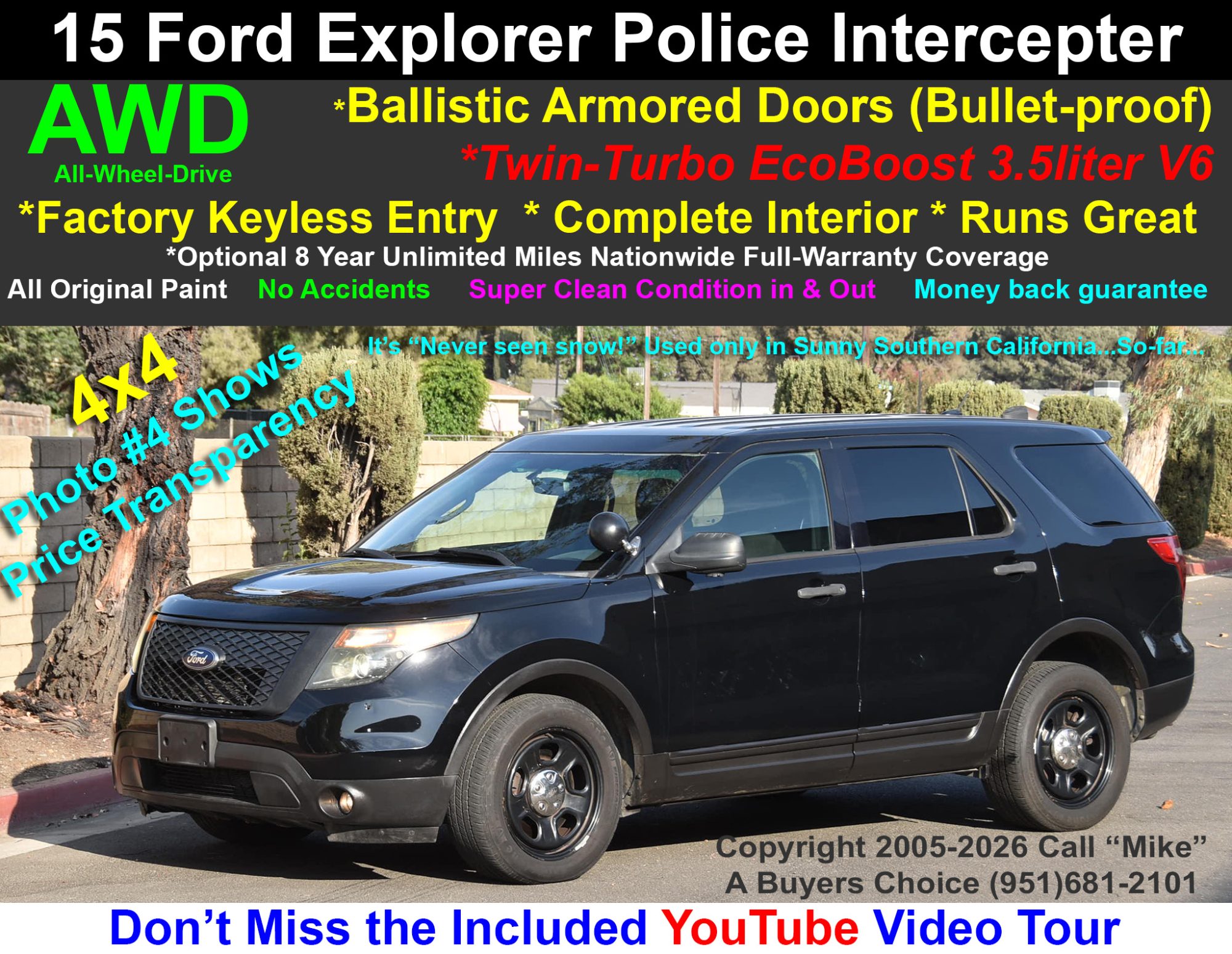 2015 FORD Explorer Police Interceptor Utility AWD